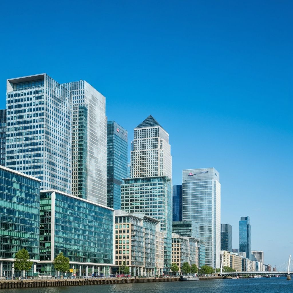 Canary Wharf financial district